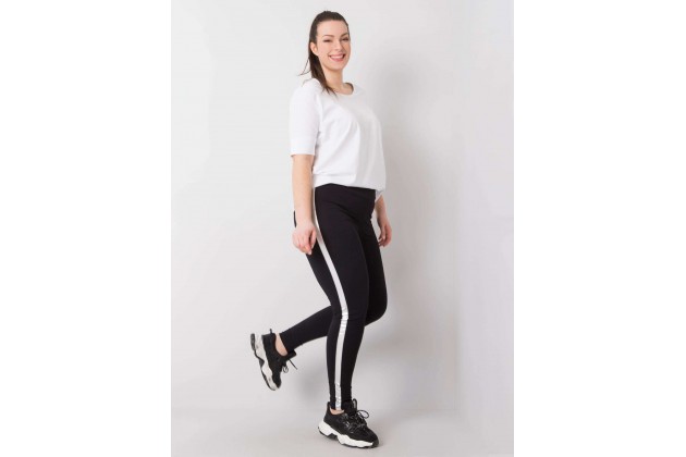 Legging noir et argent