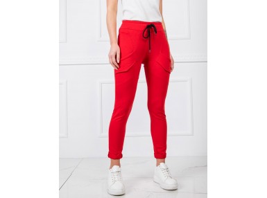 Pantalon de survêtement rouge