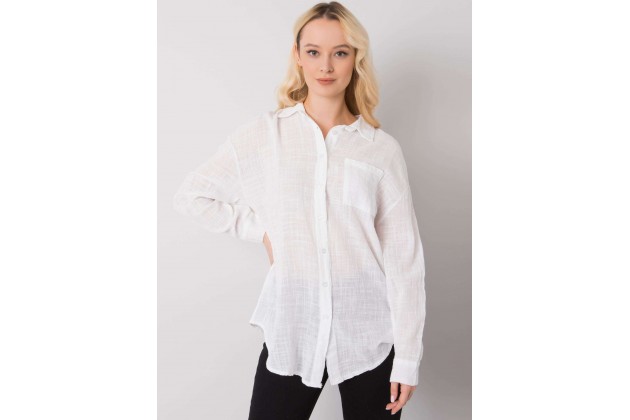 Chemise classique pour femme - blanche