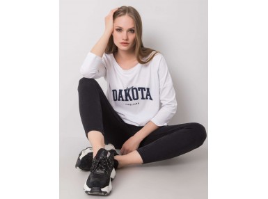 T-shirt avec inscription - blanche