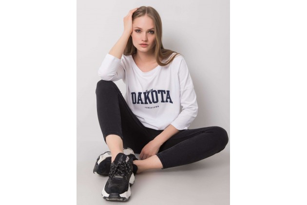 T-shirt avec inscription - blanche