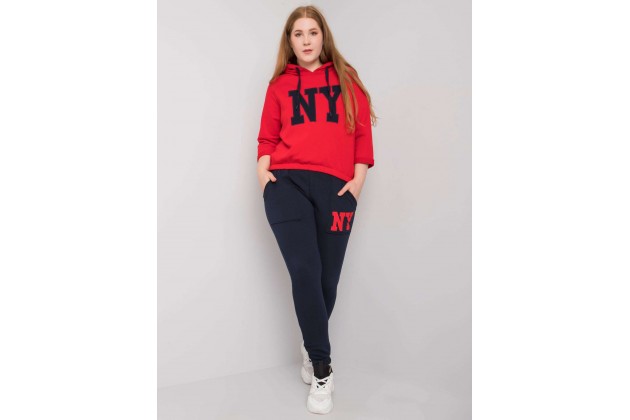 Ensemble marine-rouge