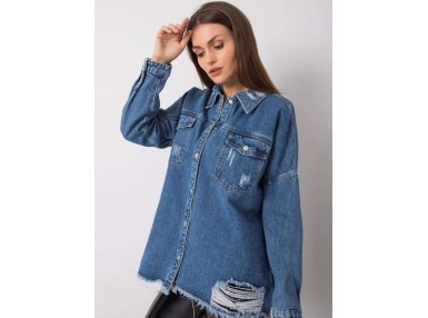 Chemise bleu foncé