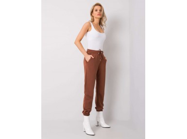 Pantalon de survêtement marron foncé