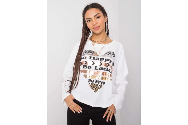 T-shirt femme imprimé - blanche