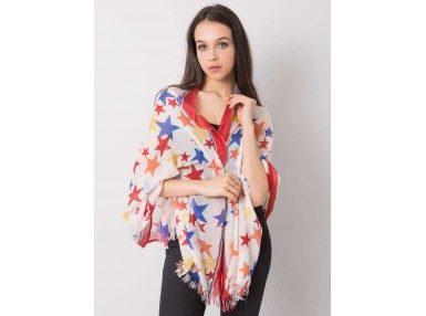 Foulard rouge et blanc