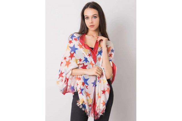 Foulard rouge et blanc