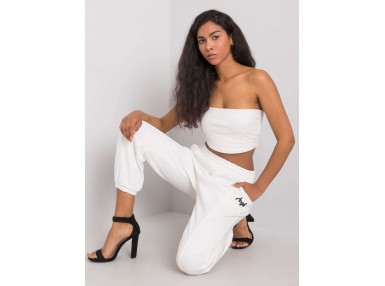Pantalon de survêtement blanc