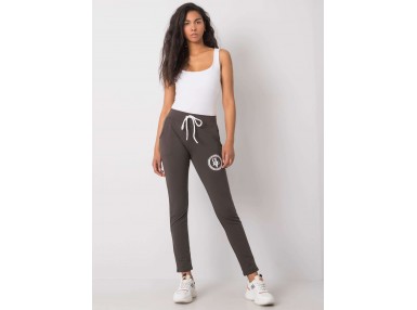 Pantalon de survêtement kaki foncé