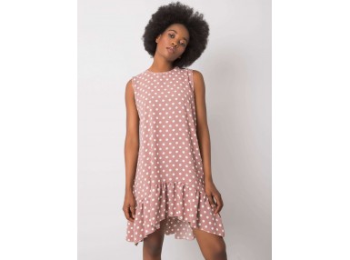 Robe d'été à volants - rose foncé