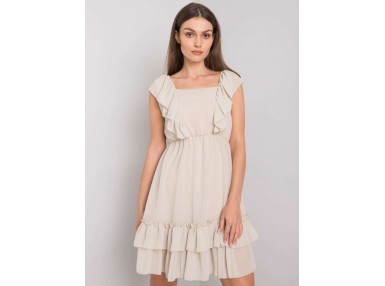 Robe courte d'été - beige clair
