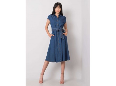 Robe bleu foncé