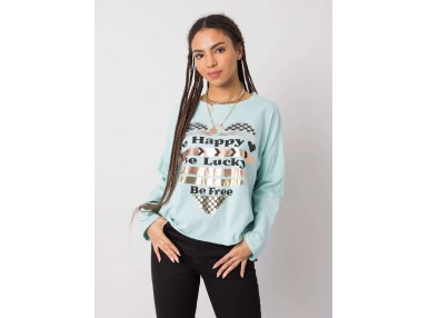 T-shirt femme imprimé - menthe