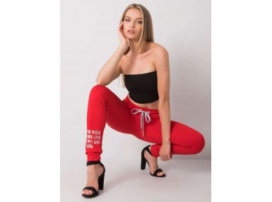 Pantalon de survêtement rouge