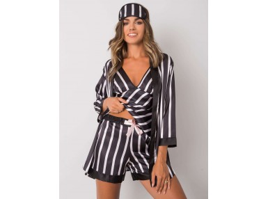 Ensemble noir et rose