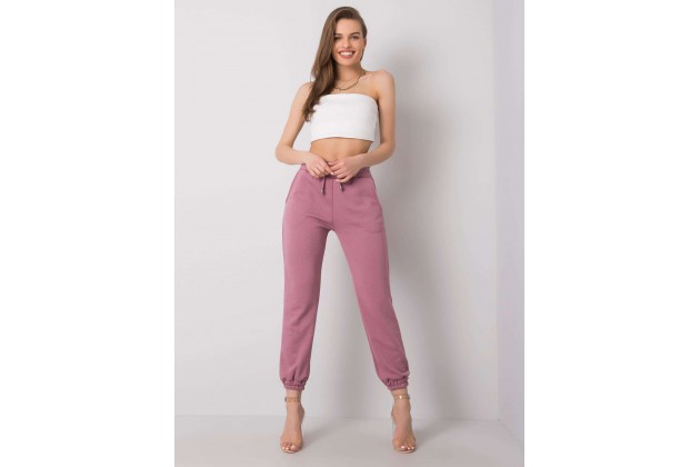 Pantalon de survêtement rose foncé