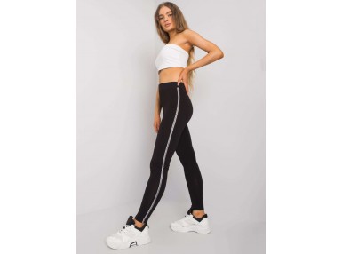Legging noir et argent