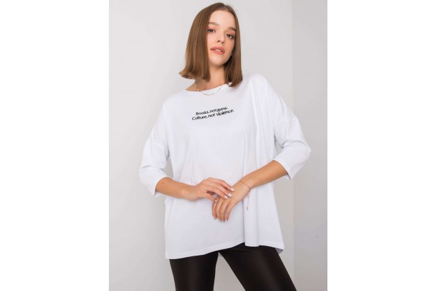 T-shirt en cotton - blanche
