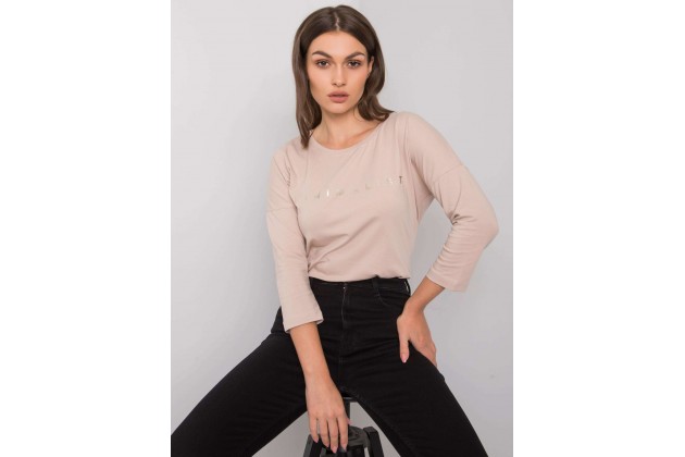 T-shirt en coton - beige