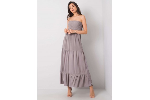 Robe longue d'été - grise