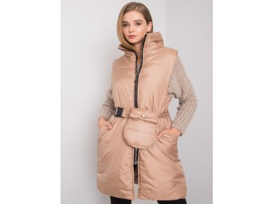 Gilet beige foncé