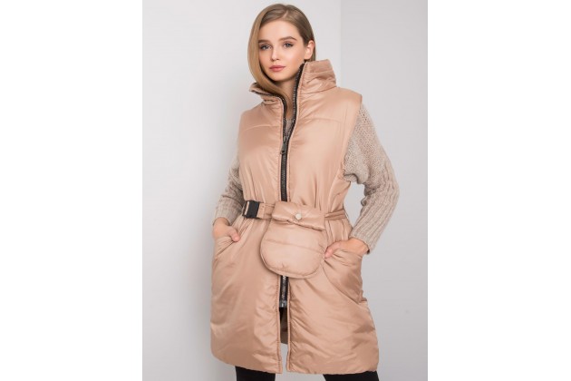 Gilet beige foncé