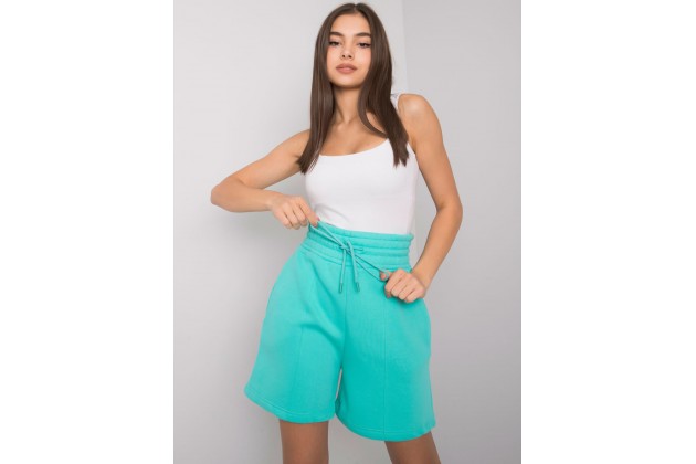 Short turquoise
