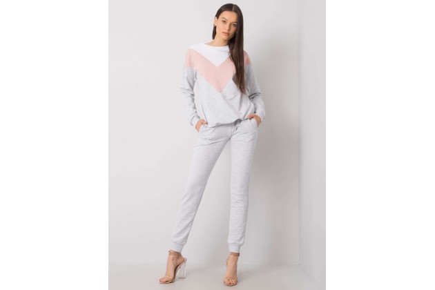 Ensemble gris et rose