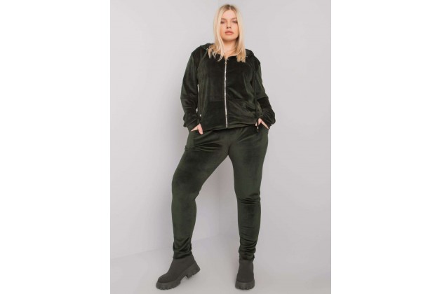 Ensemble confort avec sweat et pantalon -  kaki
