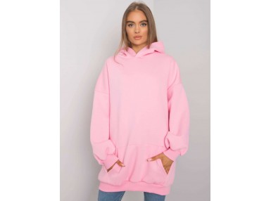Sweat à capuche femme - rose