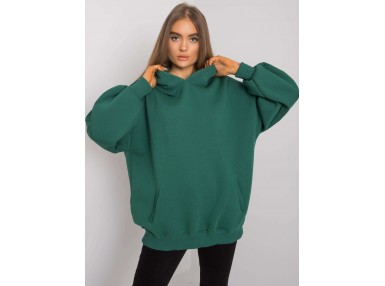 Sweat à capuche femme - vert foncé