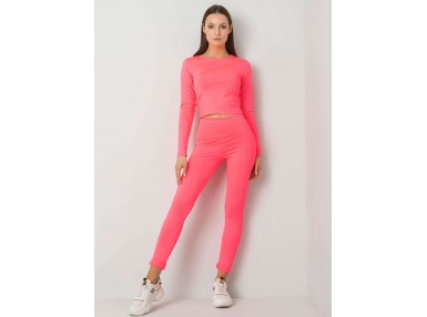 Ensemble rose fluo