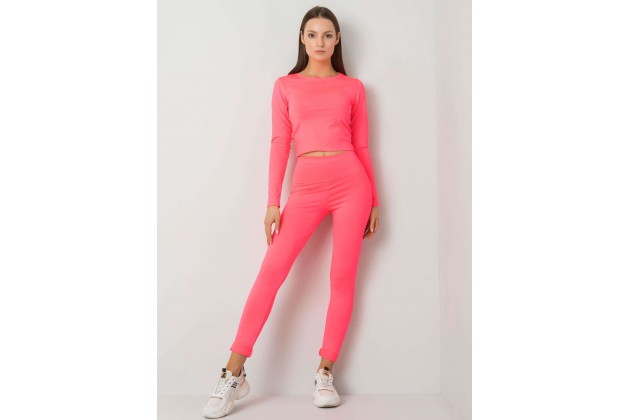 Ensemble rose fluo