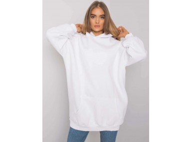 Sweat à capuche femme - blanc