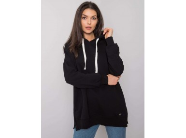 Sweat à capuche femme - noire