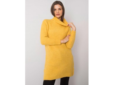 Pull jaune foncé