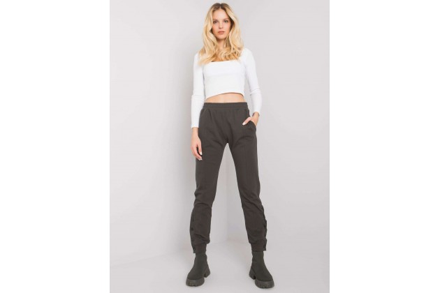 Pantalon de survêtement kaki foncé