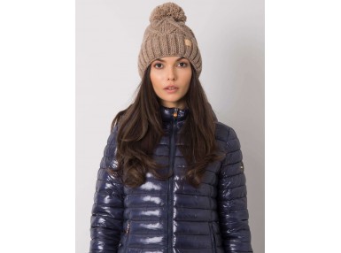Casquette beige foncé