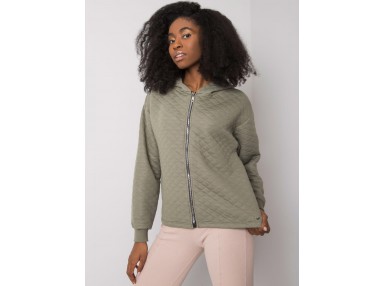 Hoodie uni à capuche - kaki