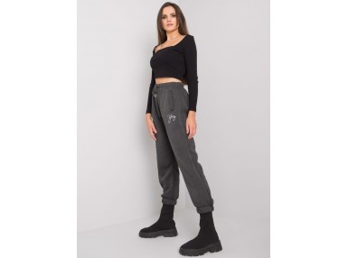 Pantalon de survêtement gris foncé