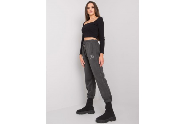 Pantalon de survêtement gris foncé