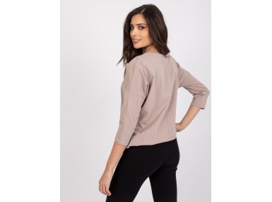 T-shirt femme imprimé - beige foncé