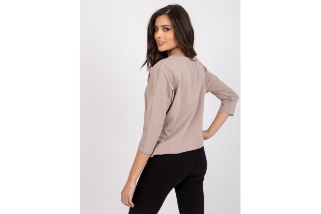 T-shirt femme imprimé - beige foncé