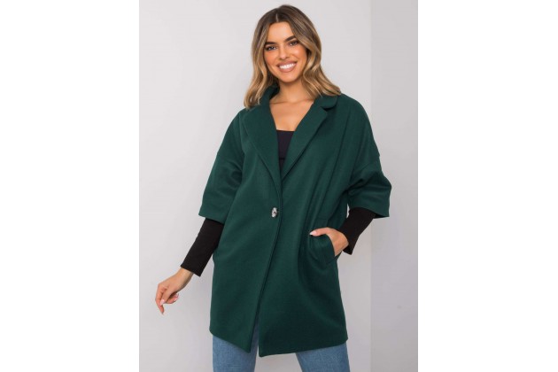 Manteau vert foncé