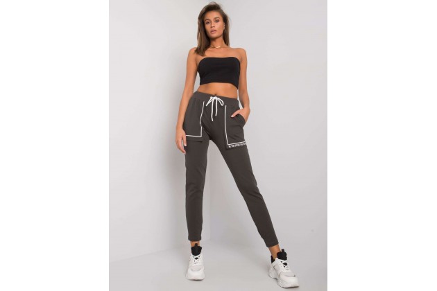 Pantalon de survêtement kaki foncé