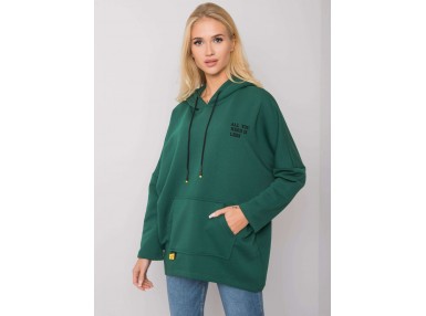 Sweat à capuche femme - vert foncé
