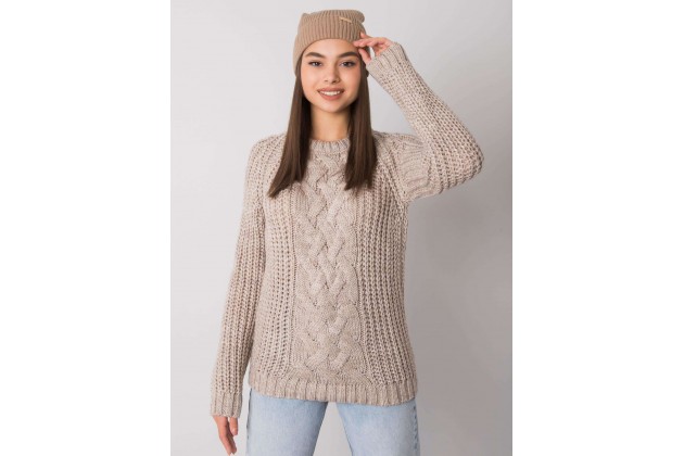 Casquette beige foncé