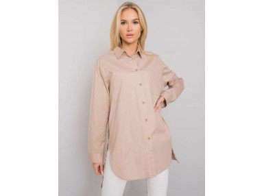 Chemise curte et ample - beige