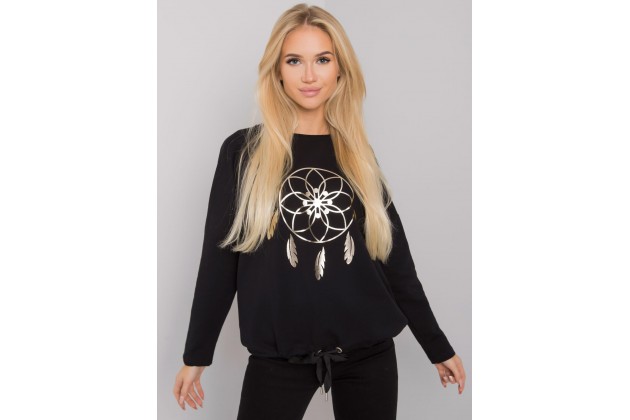 T-shirt femme imprimé - noir