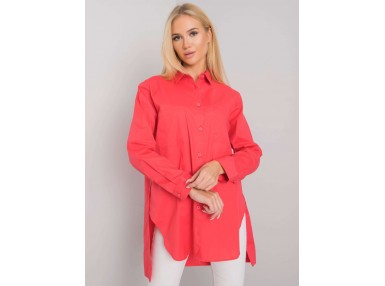 Chemise curte et ample - corail